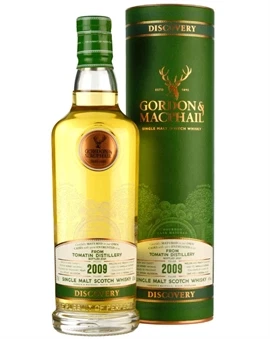 Tomatin 2009 Gordon MacPhail The Discovery Range Highland Malt Whisky flaske fra Tomatin